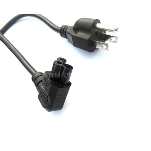 电源线选购指南 90度弯头梅花尾、CSA美式三插与品字尾的区分与应用